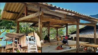 Video full:Summary of the 40-day process of completing wooden cabins, living resorts.