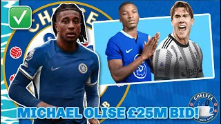 Olise £25M Bid, Caicedo £90M Bid Incoming, Vlahovic Latest - Chelsea Transfer News