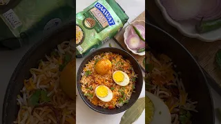 Egg Biryani l Easy to cook recipes l Daawat Biryani Basmati Rice #shorts #trending #biryani #recipe