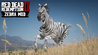 PLaying As ZEBRA in Red Dead Redemption 2 PC 4K