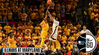 Illinois at Maryland | Dec. 2, 2022 | B1G Basketball in 60