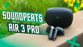 Aptx Adaptive ВНУТРИ ЗА 49 $ 🔥 БЕСПРОВОДНЫЕ НАУШНИКИ SoundPeats AIR 3 Pro С ANC АКТИВНЫЙ ШУМОДАВ ТОП