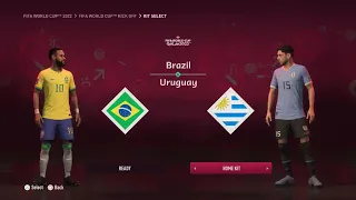 FIFA 23 - Brazil Vs Uruguay | FIFA World Cup 2022 Qatar - Final | PS5 Gameplay [4K60fps] Next Gen