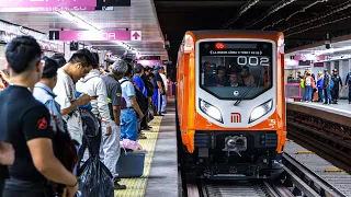 METRO CDMX | CRRC NM-22 001/002 | Primer día de servicio.