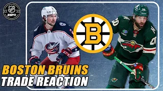 Boston Bruins Trade Deadline Reaction: Did they do enough to make a Cup run? | NHL on ESPN