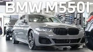 2021 BMW M550 LCI in Bernina Grey Metallic Review