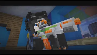 Nerf gun Wars - Minecraft animation