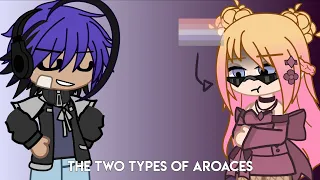 The two types of aroaces: