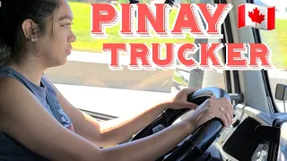 Vlog●38| PINAY TRUCKER ON THE ROAD |PINOY TRUCKER IN ALBERTA  🇨🇦