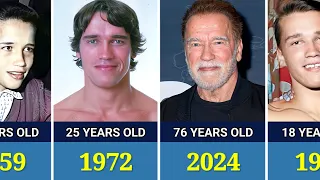 Arnold Schwarzenegger - Transformation From 1 to 76 Years Old