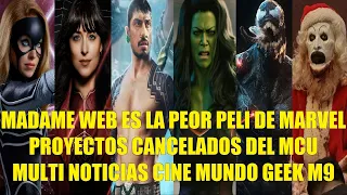 MADAME WEB OFICIALMENTE LA PEOR PELÍCULA DE MARVEL, PROYECTOS CANCELADOS DEL MCU, MULTI NOTICIAS M9