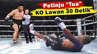 Cuma 30 DETIK !! Titisan Mike Tyson Hancurkan Raksasa Tinju Sampai Pingsan !!!