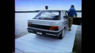 Publicité Peugeot 309 1991
