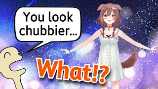 Chat Notices That Korone Looks Chubbier... [Hololive]