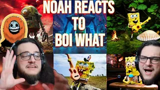 BOI WHAT SOUND AMAZING!!! - Noah Reacts To SpongeBob AI Music