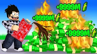 J'ai Brûlé 6,038,038€ Pour Devenir Riche Dans Roblox !