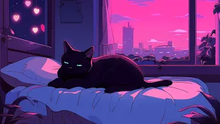 ＳＬＥＥＰＹ Rainy Nights 💤 Lofi cat mix 🐾 Sleep/relax/heal [ Lofi Hip Hop - Chill Mix ]