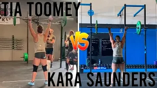 CrossFit Games 2020 evento 1: Tia Clair Toomey vs Kara Saunders (Friendly Fran)