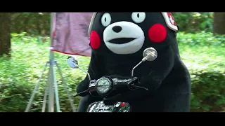 Kumamon rides a motorcycle!!