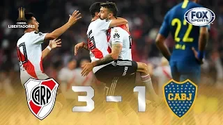 River Plate 3 - Boca Juniors 1 (Global 5-3) | Final (Vuelta) | CONMEBOL Libertadores 2018