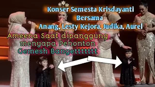 Ameena Menyapa Penonton di Konser Semesta Krisdayanti Anang, Aurel, Judika dan Lesty Kejora