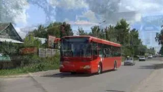 Казанские автобусы  до и после 2007 года