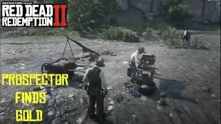 Red Dead Redemption 2 - Gold Prospector Finds Gold