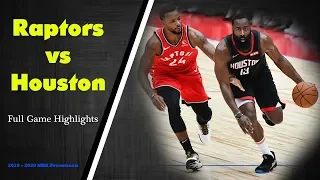 James Harden, Russell Westbrook lead Houston Rockets to win over Toronto Raptors |NBA Preseason 2019