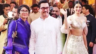 Aamir Khan With Wife Kiran Rao At Isha Ambani’s Grand Wedding At Ambani’s Bungalow Antilla