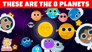 🌎 The Planet Song 😎 Learn the planets | Space song for children | HiDino Kids Songs