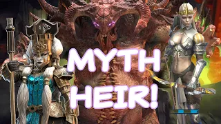 HOW TO BUILD ONE OF THE BEST FULL AUTO CLAN BOSS TEAMS!!! THE MYTH HEIR TEAM! UNM NM AND BRUTAL!!!