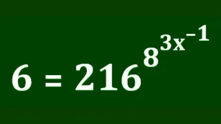 A nice Exponential Equation | Logarithms Simplification Problem | Math Olympiad #maths #exponents