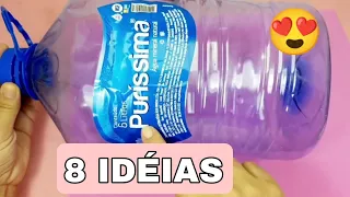 8 MELHORES DICAS PARA RECICLAR GARRAFA PLÁSTICA | 8 BEST TIPS FOR RECYCLING PLASTIC BOTTLE