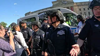 Israel is killing Indigenous Palestinians and NYC mayor Eric Adams is arresting peaceful protestors.