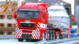 EXTREM HEAVY HAULGE RC TRUCK TRANSPORT / MAN / MB ACTROS / SCANIA HANDMADE FULL EQUIPPED RC TRUCKS