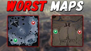 TOP 5 WORST MAPS EVER || WoT