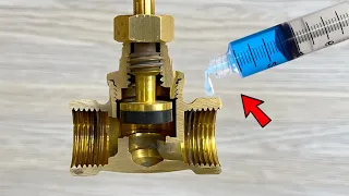 99% of people throw away the damaged faucet😒! Check out this good trick to repair a broken faucet