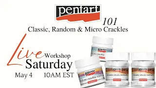 Pentart 101 - Episode 14 - Classic, Random & Micro Crackle
