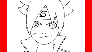 How To Draw Boruto - Step By Step Drawing