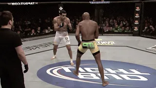 MMA Slow Motion | Anderson Silva FRONT KICK KO!