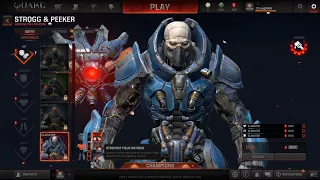 Quake Champions - Strogg & Peeker skins and cosmetics