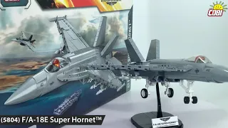 COBI-5804 F A 18E Super Hornet™ plane brick model kit