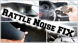 DIY 9thgen Honda Accord Interior Rattle Noise Fix - DiyCarModz
