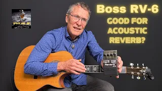 Boss RV-6 Reverb/Delay | Demo Video / Good For Acoustic?