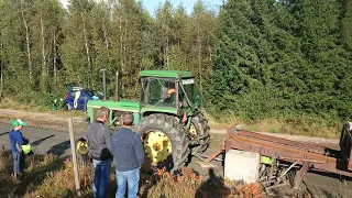 Traktorpulling John Deere 4430 Bondens dag på Backamo 2019