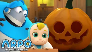 Arpo the Robot | HAUNTED PUMPKIN! +More Funny Cartoons for Kids | Compilation | Arpo and Baby