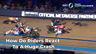 💥 Inside A Crash: How Do Riders React To A Huge Crash On The Track?