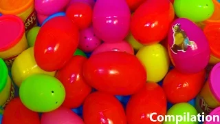 30 surprise eggs! Disney Cars Mavel IRON MAN SpongeBob MINIONS Party Animals SiderMan Compilation