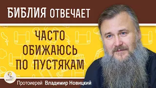 Часто ОБИЖАЮСЬ ПО ПУСТЯКАМ. Как от этого избавиться ?  Протоиерей Владимир Новицкий