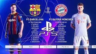 PES 2021 PS5 FC BARCELONA - BAYERN MÜNCHEN | MOD Ultimate Difficulty Career Mode HDR Next Gen